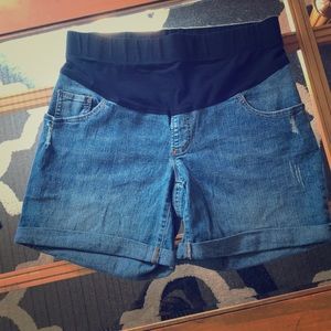 Jean Maternity Shorts